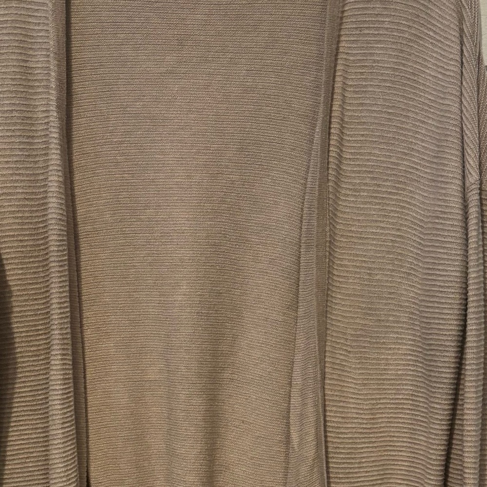 Marled Anthropology Beige Open-Front Cardigan in size Large. Great condition! - Picture 10 of 15